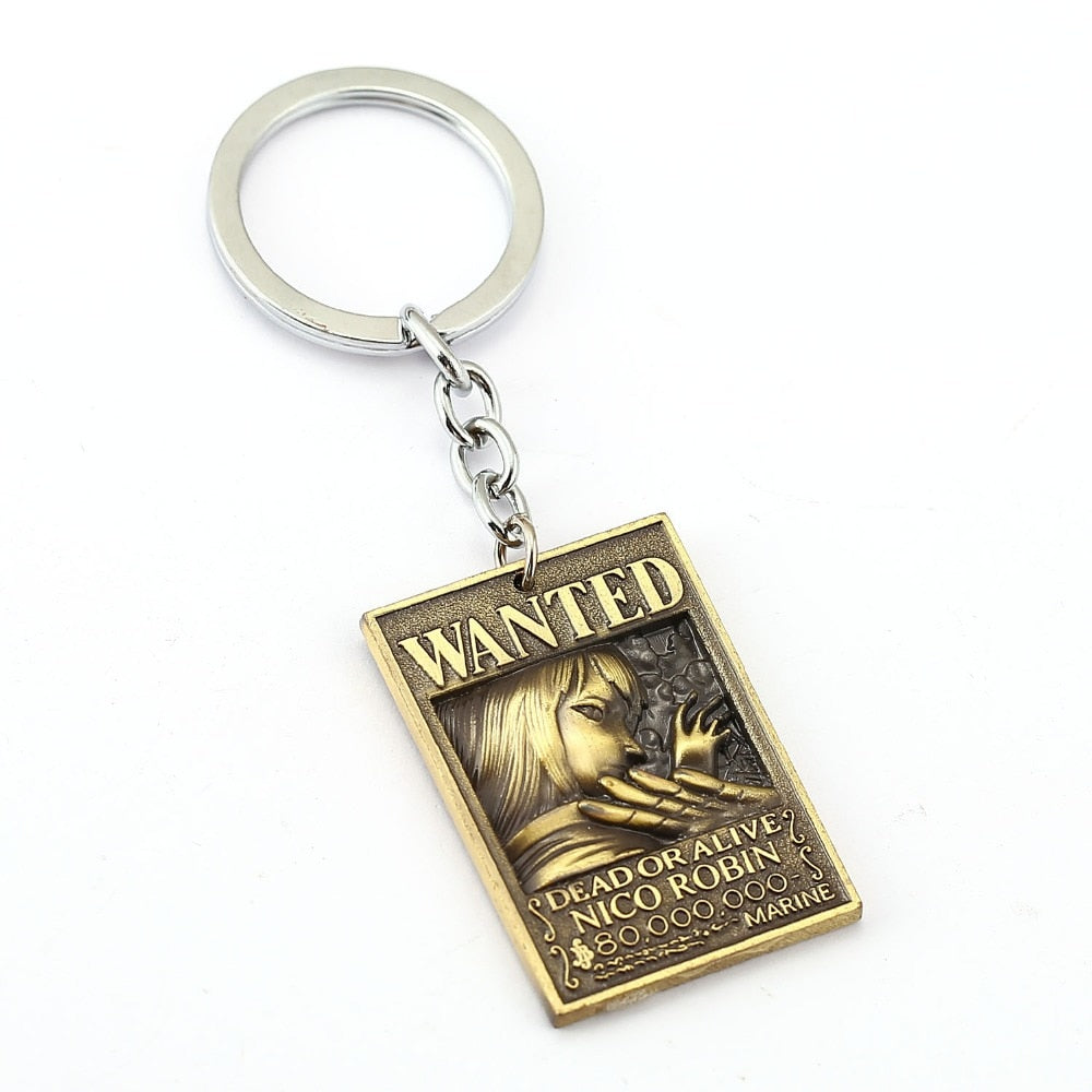 ONE PIECE Wanted Poster Key Chain Robin