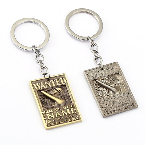 ONE PIECE Wanted Poster Key Chain Nami