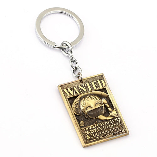 ONE PIECE Wanted Poster Key Chains