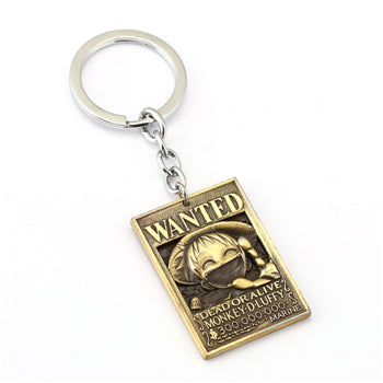 ONE PIECE Wanted Poster Key Chains