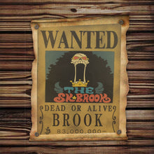 Load image into Gallery viewer, One Piece Brook Wanted Poster