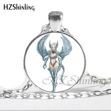 Load image into Gallery viewer, New Fashion Fairy Tail Pendant Necklace Jewelry Glass Pendant