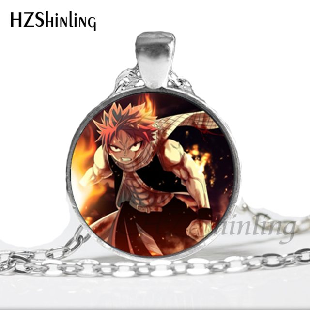 New Fashion Fairy Tail Pendant Necklace Jewelry Glass Pendant