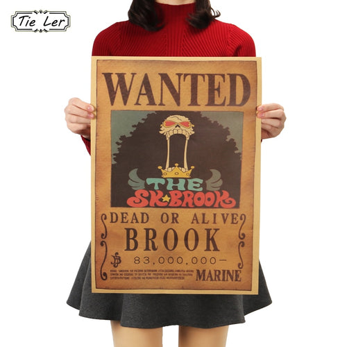 One Piece Brook Wanted Poster